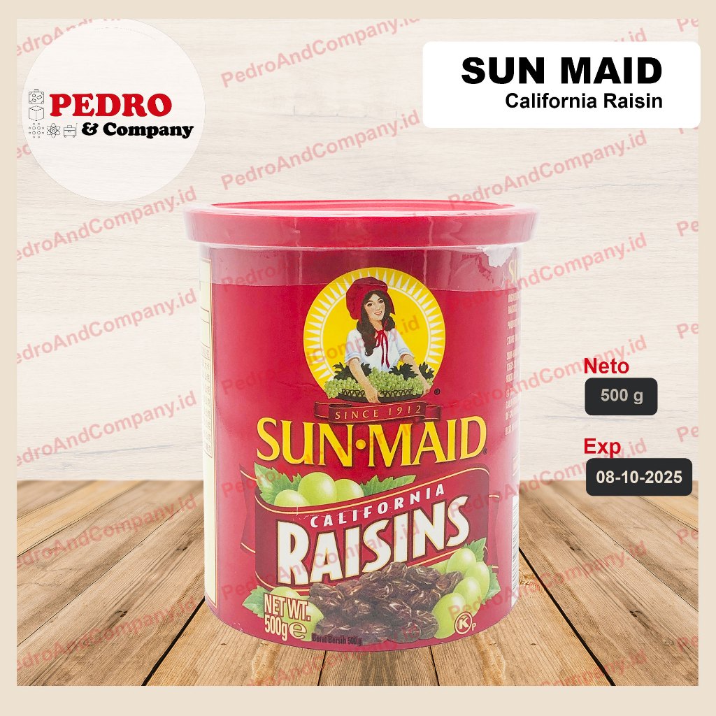 

Sun Maid Natural California raisins/ kismis (500 gr) sunmaid kaleng