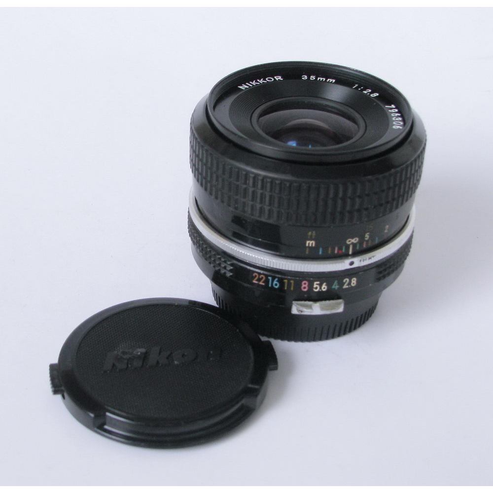 NIKON 35mm f2.8 AI  - Lensa Manual-Tajam-Wide No796306