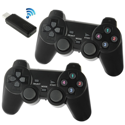 STIK WIRELESS DUAL VIBRATION CONTROLLER PS2/PS3/PC D-INPUT/ANDROID TV/ANDROID MEDIA BOX