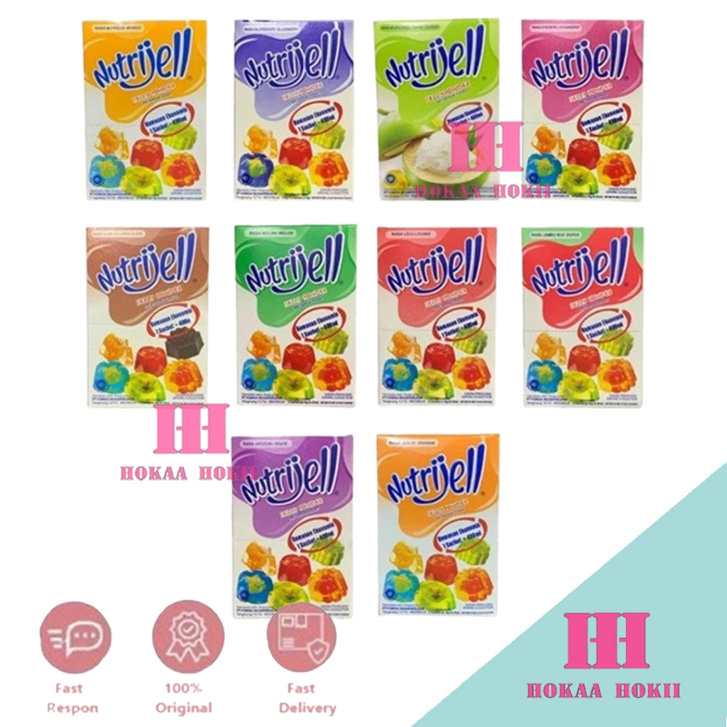 

Nutrijell Jelly Powder Aneka Rasa Kemasan EKONOMIS