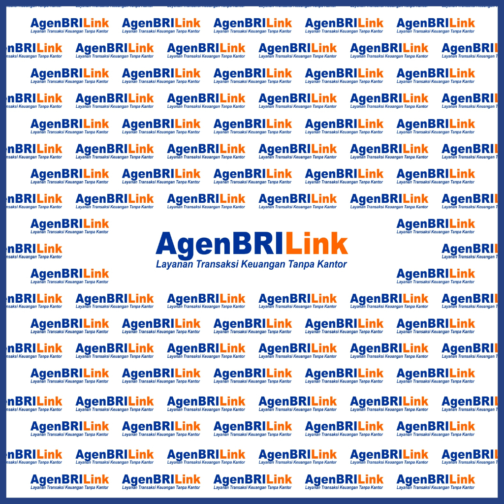 SPANDUK BACKGROUND BRILINK / 300cm X 300cm / BANNER / LESTARI PRINT