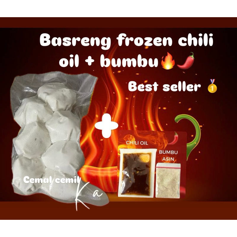 

BASRENG CHILI OIL FROZEEN MANTULLL BGT basreng mentah homemade by cemilanku08