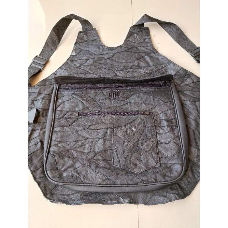 Rompi Motor Kulit Asli Garut Kulit Kambing Asli/ Pelindung Dada