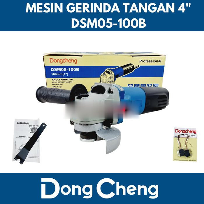 mesin gerinda 4 inch 850watt DSM05-100B DONGCHENG DSM 05-100 -srt