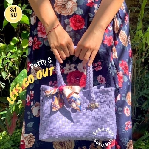 Patty S / tas anyam bali / tas anyam sintetis plastik premium kendal / tas ootd / Pluto Leo bag / ta