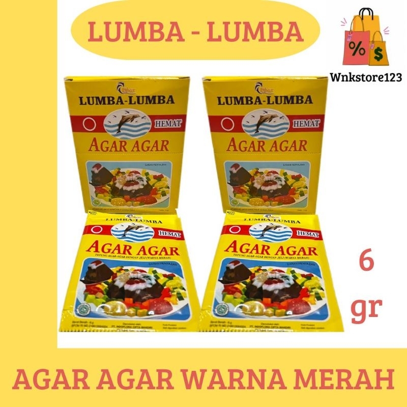 

Lumba agar agar sachet instan kemasan 6gr