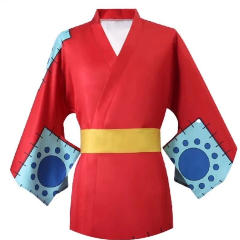Luffy One Piece Cosplay Anime Kimono