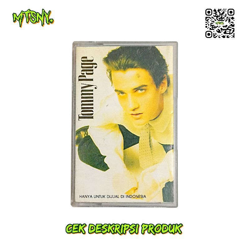 Kaset Pita Tommy Page Album Pertama Electronic Pop 1988