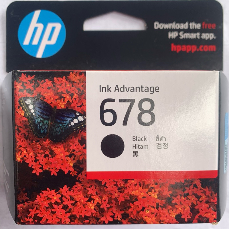 Inkjet hp 678 black Origimal 100% Cartridge printer hp Deskjet Ink Advantage 2515 and 2515 e-All-in-