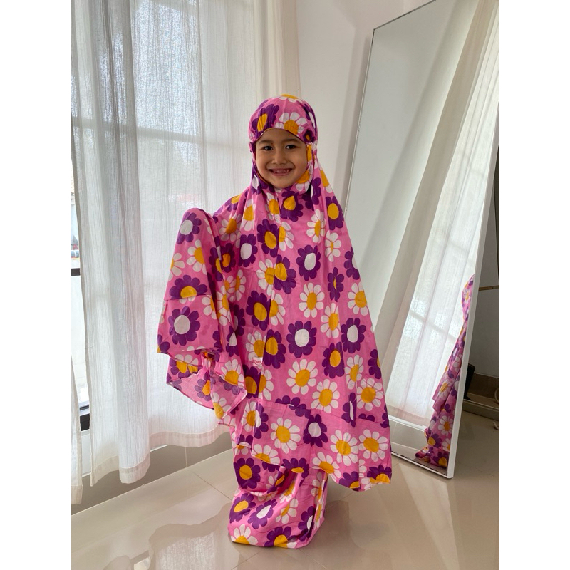 Mukena Anak Perempuan Mukena Rayon Anak Mukena Motif
