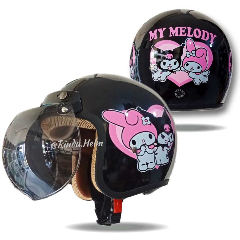 Helm Bogo Motif Cinamonrol Sni.
