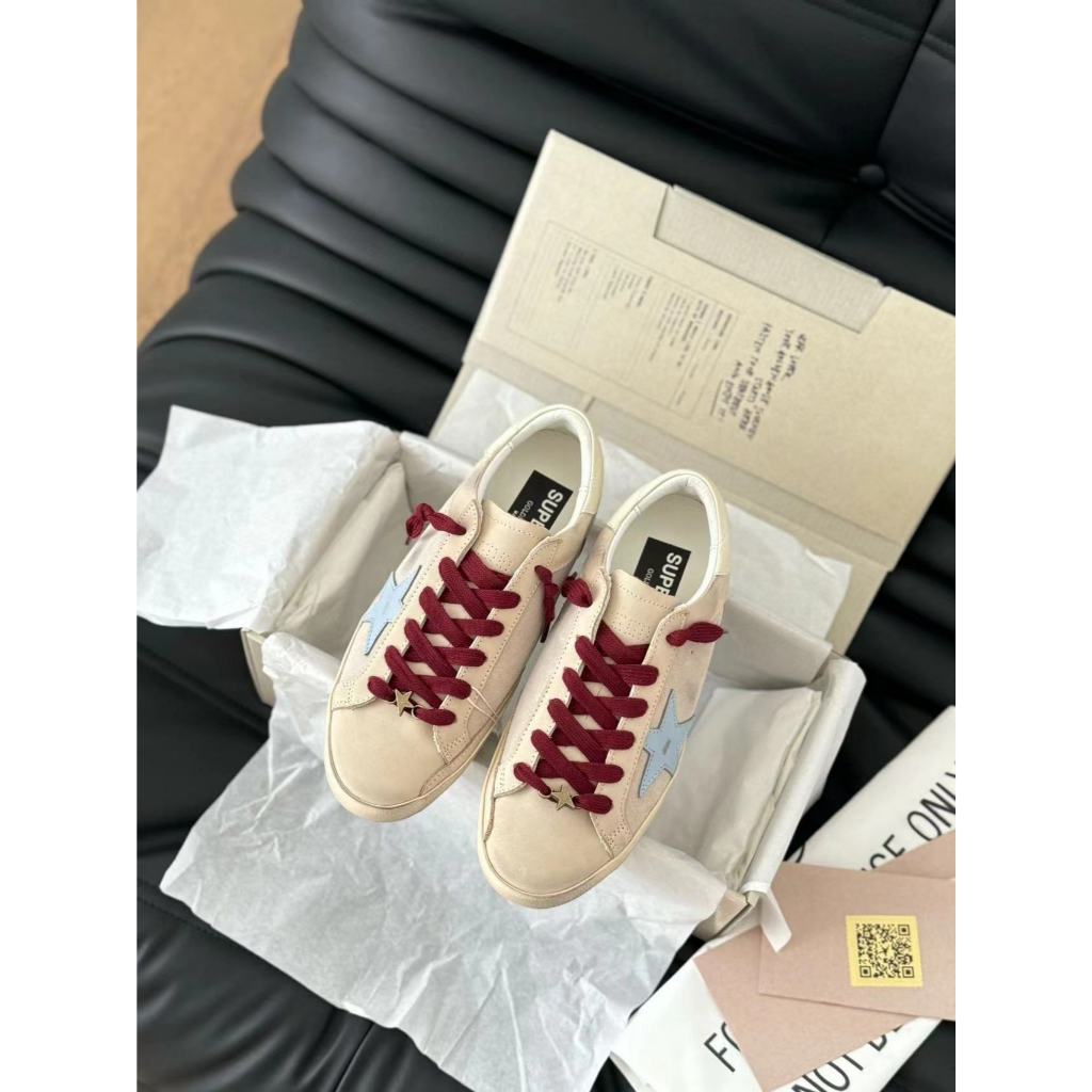 Original 2024 new GGDB graffiti dirty shoes women's flat casual white shoes sports shoes