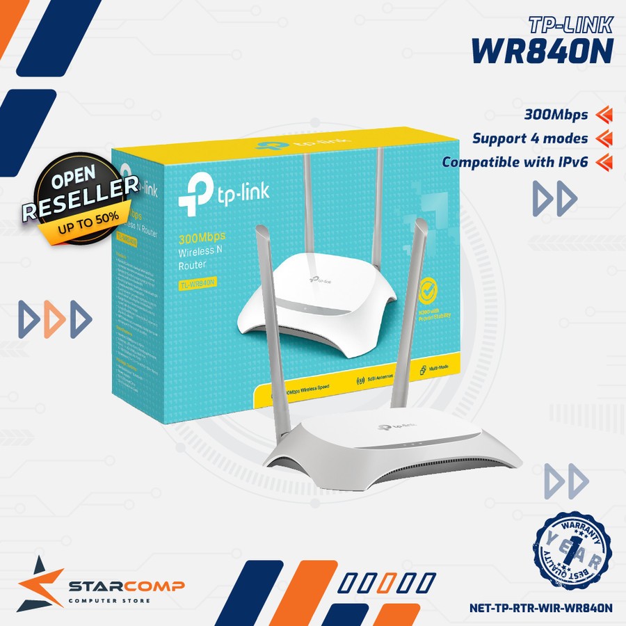 Router Wireless TP-Link TL-WR840N 300Mbps Wireless Router Tp Link