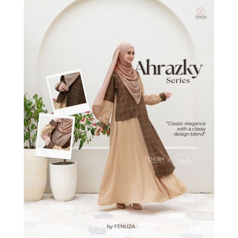 GAMIS TERBARU 2024 AHRAZKY SERIES BY FENUZA MUSLIM WEAR