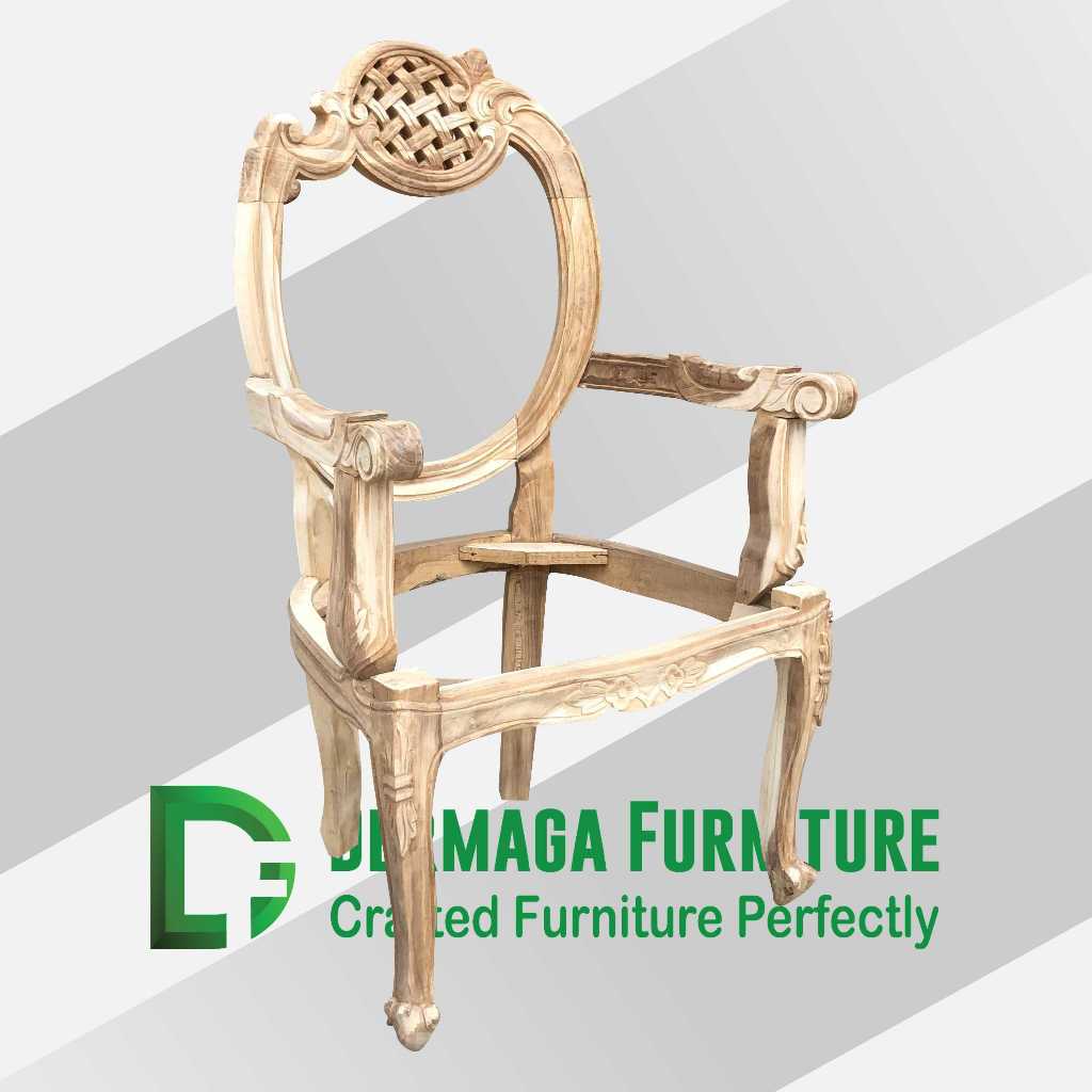 KURSI PELAMINAN BULAN SABIT KAYU JATI KURSI TERAS MURAH DERMAGA FURNITURE JEPARA
