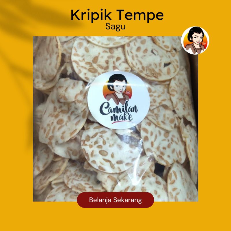 

KERIPIK TEMPE SAGU/ CAMILAN MAK'E/ KERIPIK TEMPE BULAT/ CEMILAN KERIPIK TEMPE SAGU/ JAJANAN KRIPIK TEMPE SAGU/ SNACK KILOAN