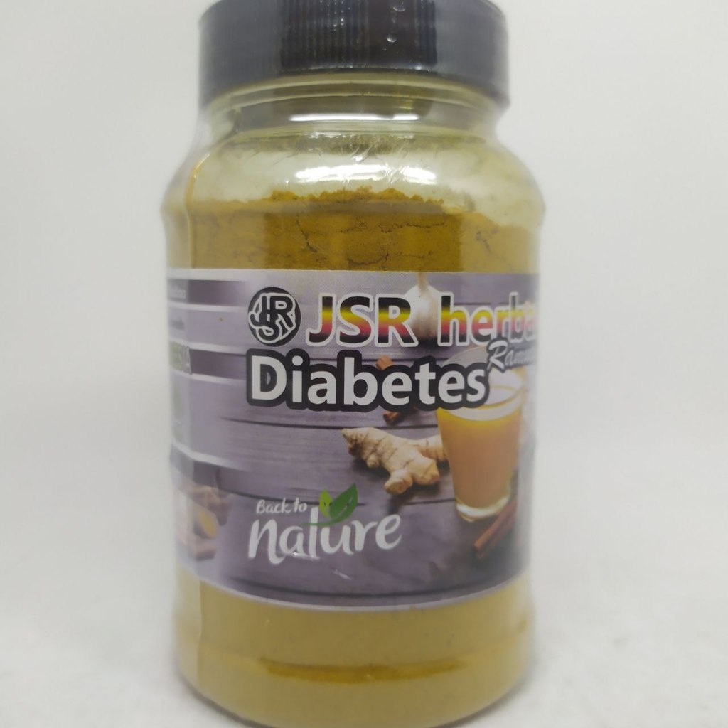 

Herbal JSR Diabetes / Jamu mengatasi Gula darah 150gram / wedang empon Diabetes / Jamu herbal kencing manis JSR Zaidul Akbar 100% Asli