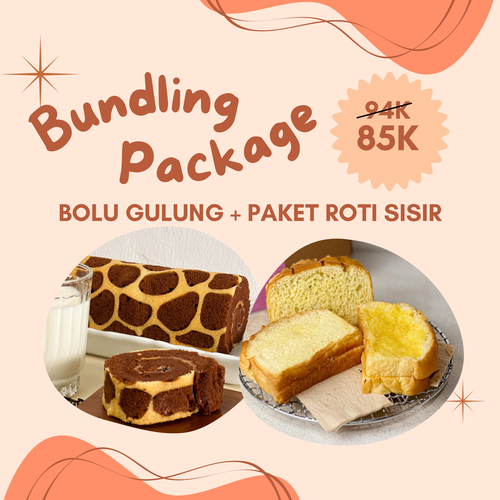 

PAKET HEMAT BUNDLING / BOLU GULUNG / PAKET ROTI SISIR ANEKA RASA / PROMO DISKON HEMAT