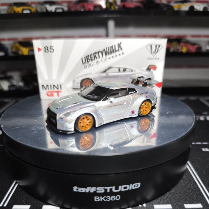 mini gt nissan gtr r35 lnwk magic pearl #85