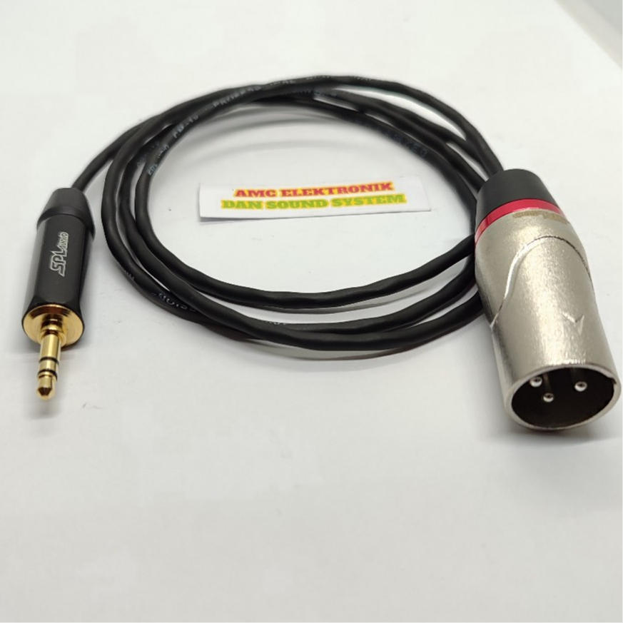 JACK HP JACK 3,5 SPL TO XLR CANON MALE SPL GCA1100 KABEL SPL CM 1000