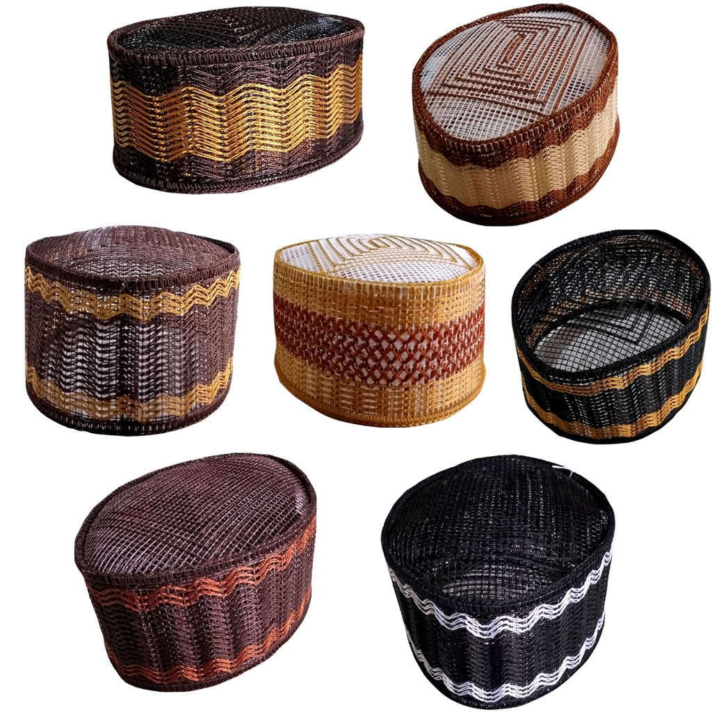 Peci Rajut Handmade Unik motif Sultan Menawan