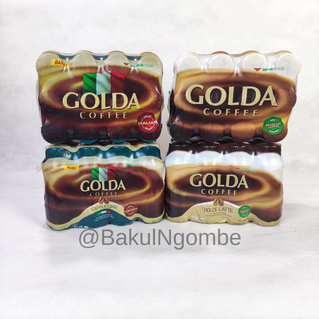 

GOLDA COFFE DOLCE LATTE/GOLDA ITALIAN CAPPUCCINO/KOPI GOLDA 200ML