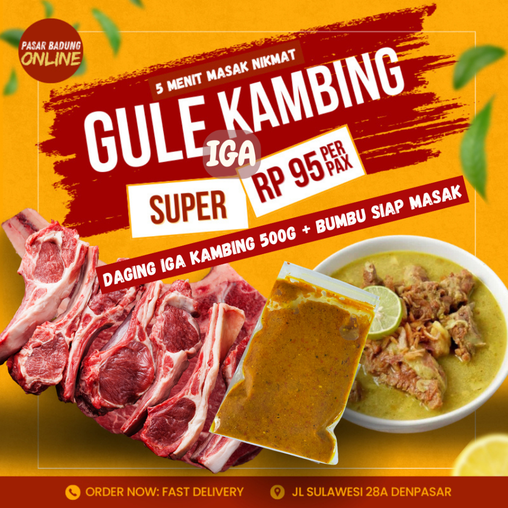 

PAKET SIAP MASAK GULE IGA KAMBING