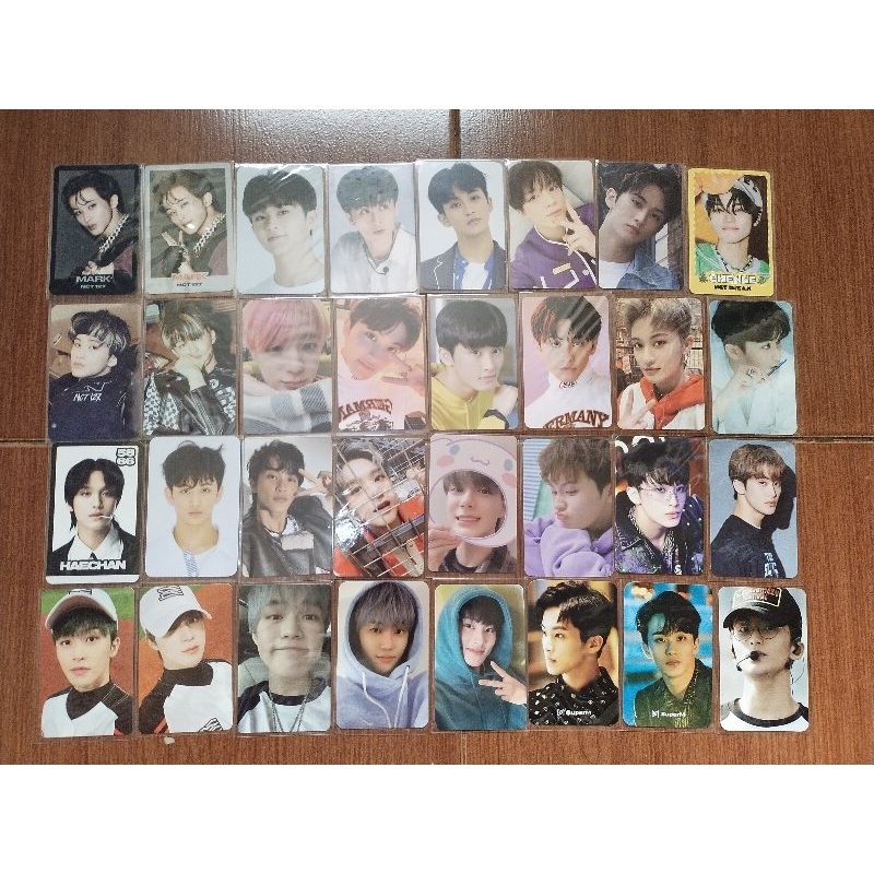 Pc Mark, Jaemin, Jeno, Chenle (Superm tour, korek, bread, hoodie)