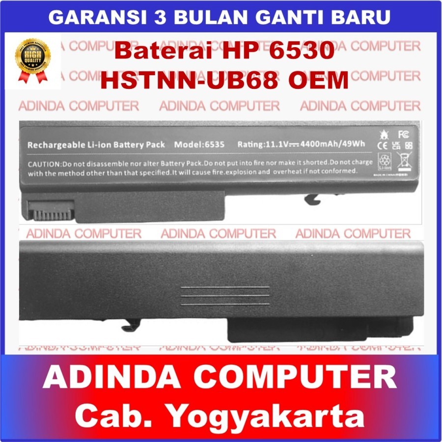 BATERAI HP 6530 6530B 6535B 6730B 6735B 8440P 6440B