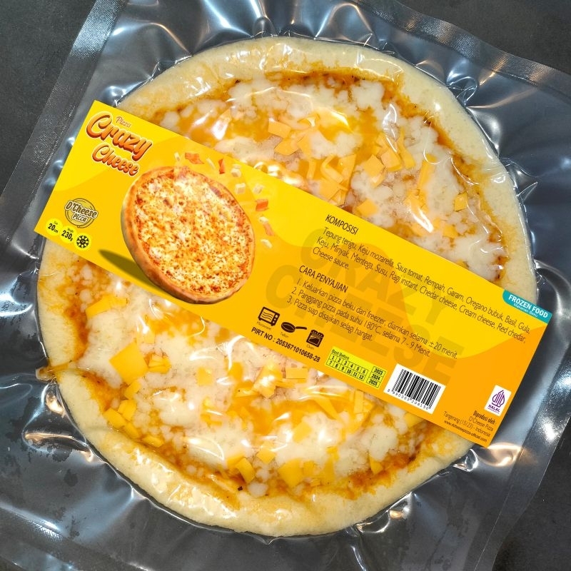 

Dcheese Pizza - Pizza Frozen Ukuran 20cm Varian Pizza Crazy Cheese