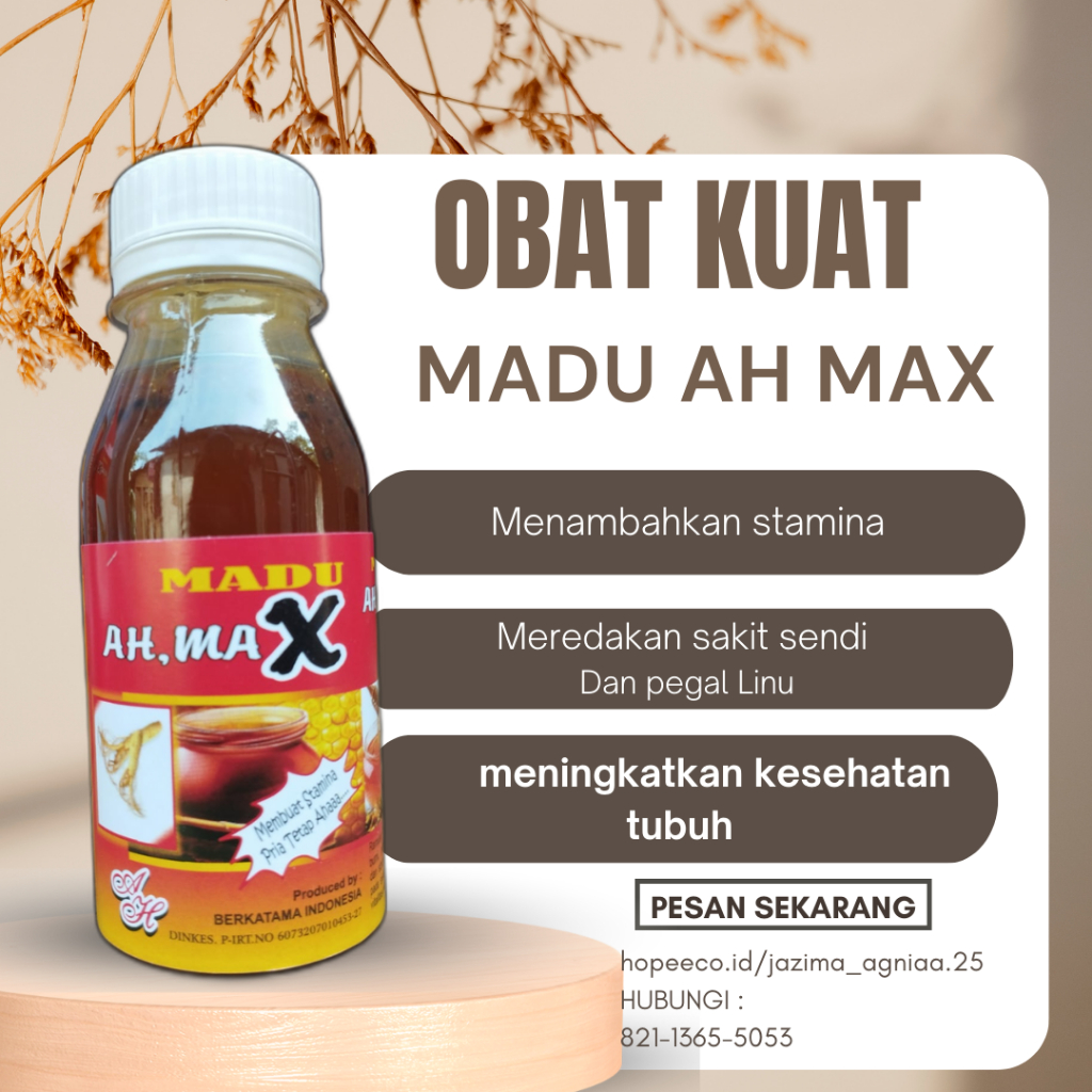 

Madu Ah MaX Madu Kuat Pria Tahan Lama Stamina PriaPerkasa MaduVitalitas PriaRamuan MaduKuatKesehatan