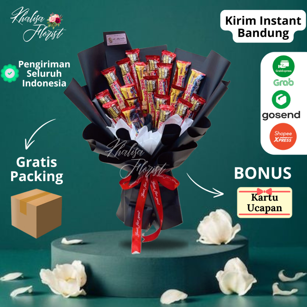 

KHALISA FLORIST 12B BUKET BENG BENG ISI 10 PCS Premium READY SIAP KIRIM INSTANT BANDUNG