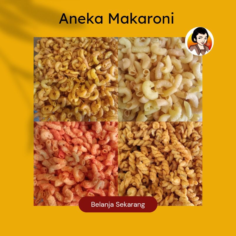 

MAKARONI BANTET/ CAMILAN MAK'E/ CEMILAN MAKARONI ULIR/ MAKARONI ASIN/ MAKARONI PEDAS/ MAKARONI NASGOR/ CAMILAN ANEKA MAKARONI BANTAT/ JAJANAN MAKARONI/ SNACK KILOAN