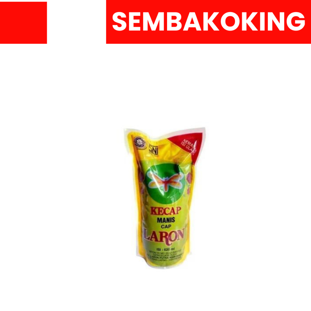 

KECAP MANIS CAP LARON KECAP KEDELAI TUBAN 620ML REFIL