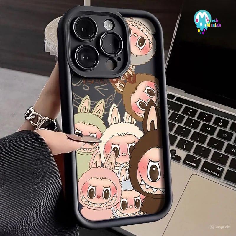 ss950 Silikon Case Labubu Monster Softcase Casing Hp Compatible For Iphone 7G 8G 7G+ 8G+ X XR 11 12 