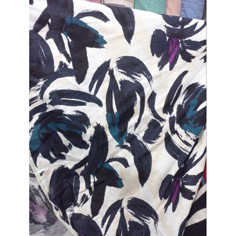 YZ5 kain pure linen motif antik italy