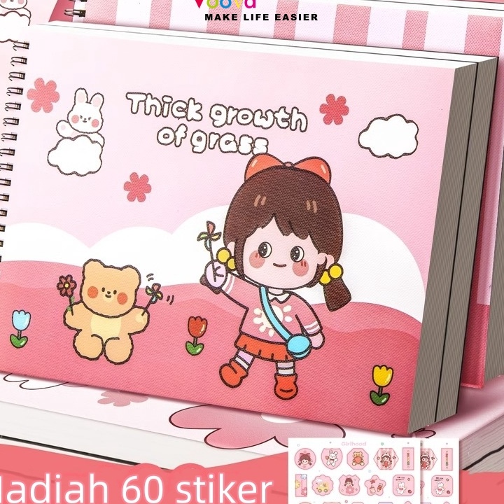 

SUPER HEMAT VOOVA A4 Drawing Book Buku Gambar Anak Buku Gambar Polos A4 Drawing Book