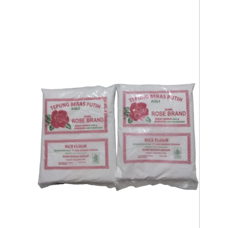 

3 rose brand tepung beras putih 500g