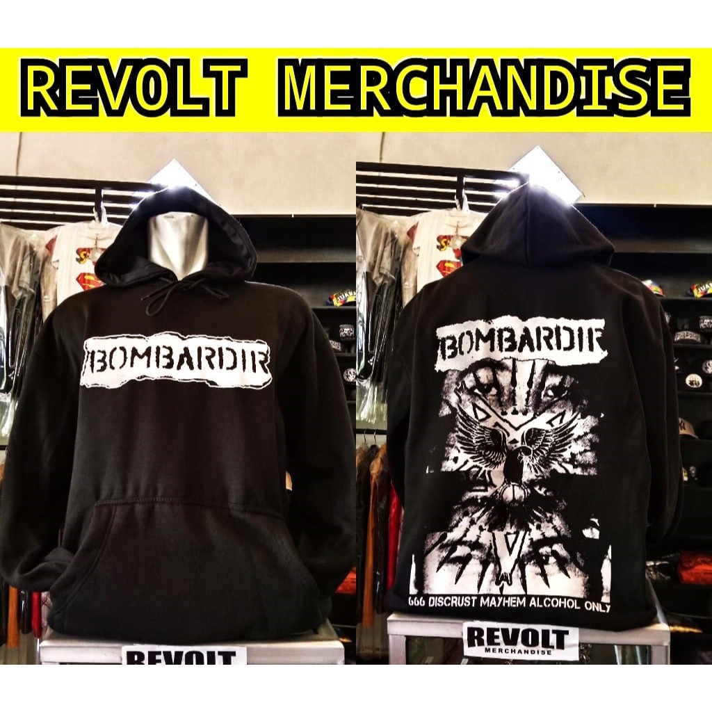 hoodie BOMBARDIR (666), hoodie punk , hoody bombardir, hoodie band
