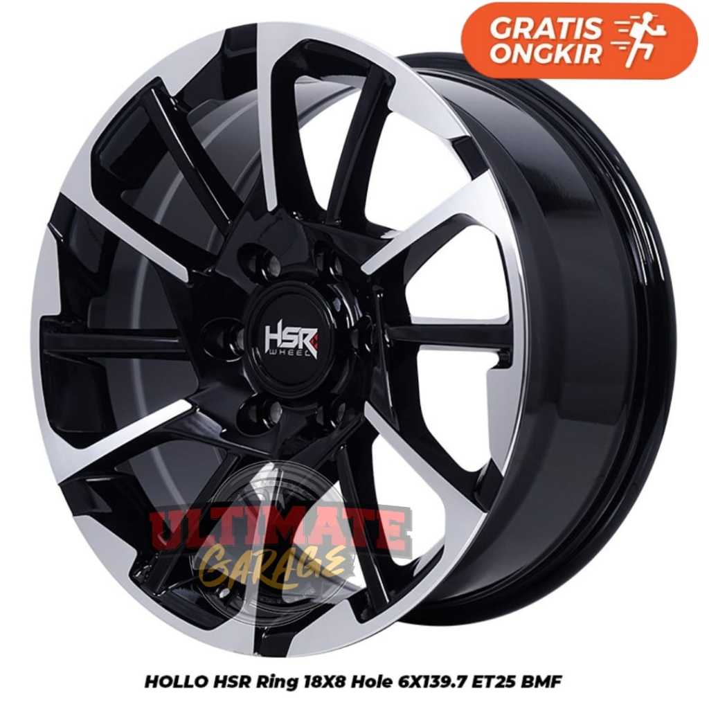 Velg HSR Ring 18 Model Fortuner TRD Hilux Gratis Ongkir