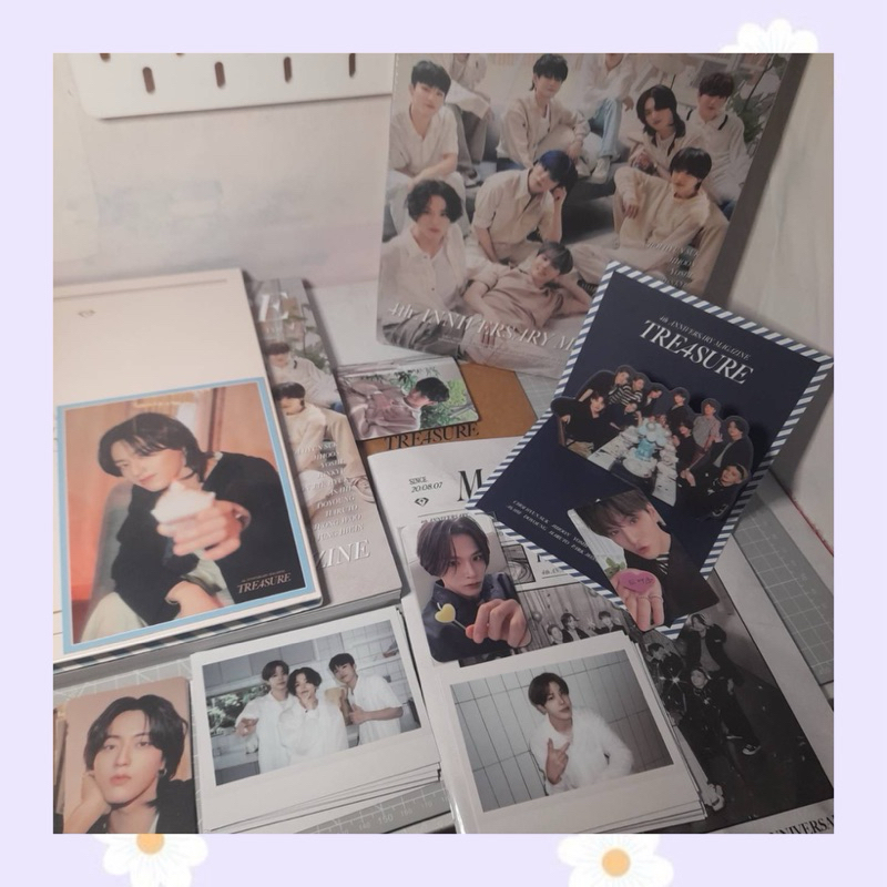 [READY STOCK] SHARING OFFICIAL TREASURE PHOTOCARD 4TH ANNIVERSARY MAGAZINE POB YG SELECT photobook p