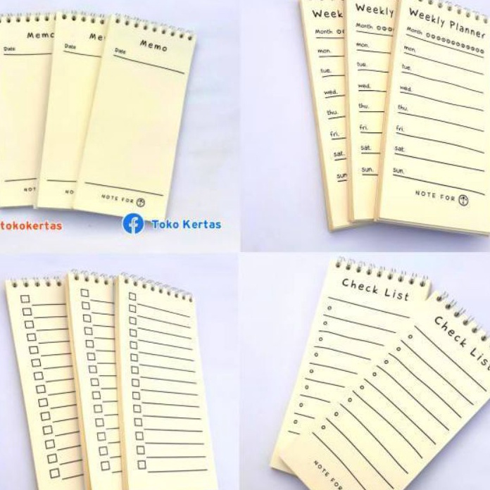 

PROMO KILAT BUKU NOTEBOOKMEMOAGENDATO DO LIST BAHAN KERTAS CRAFT WARNA COKLATPUTIH UNTUK KANTOR SEKOLAH