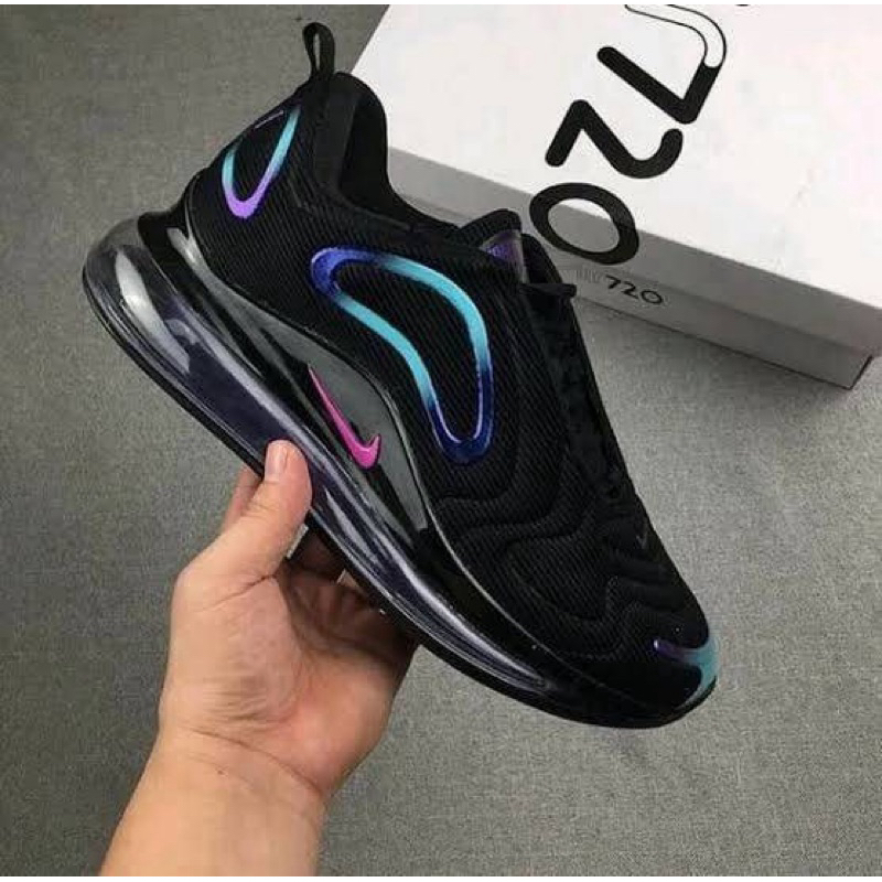 NIKE AIR MAX 720 BLACK REFLECTIVE PREMIUM ORIGINAL