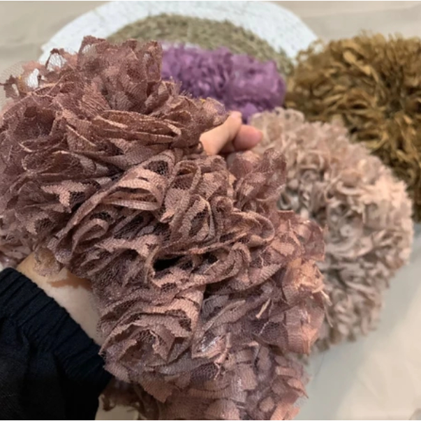 Cepol  Size Jumbo ngembang volume Ikat Rambut Scrunchie Bahan brokat/ scrunchie hijab jumbo brokat