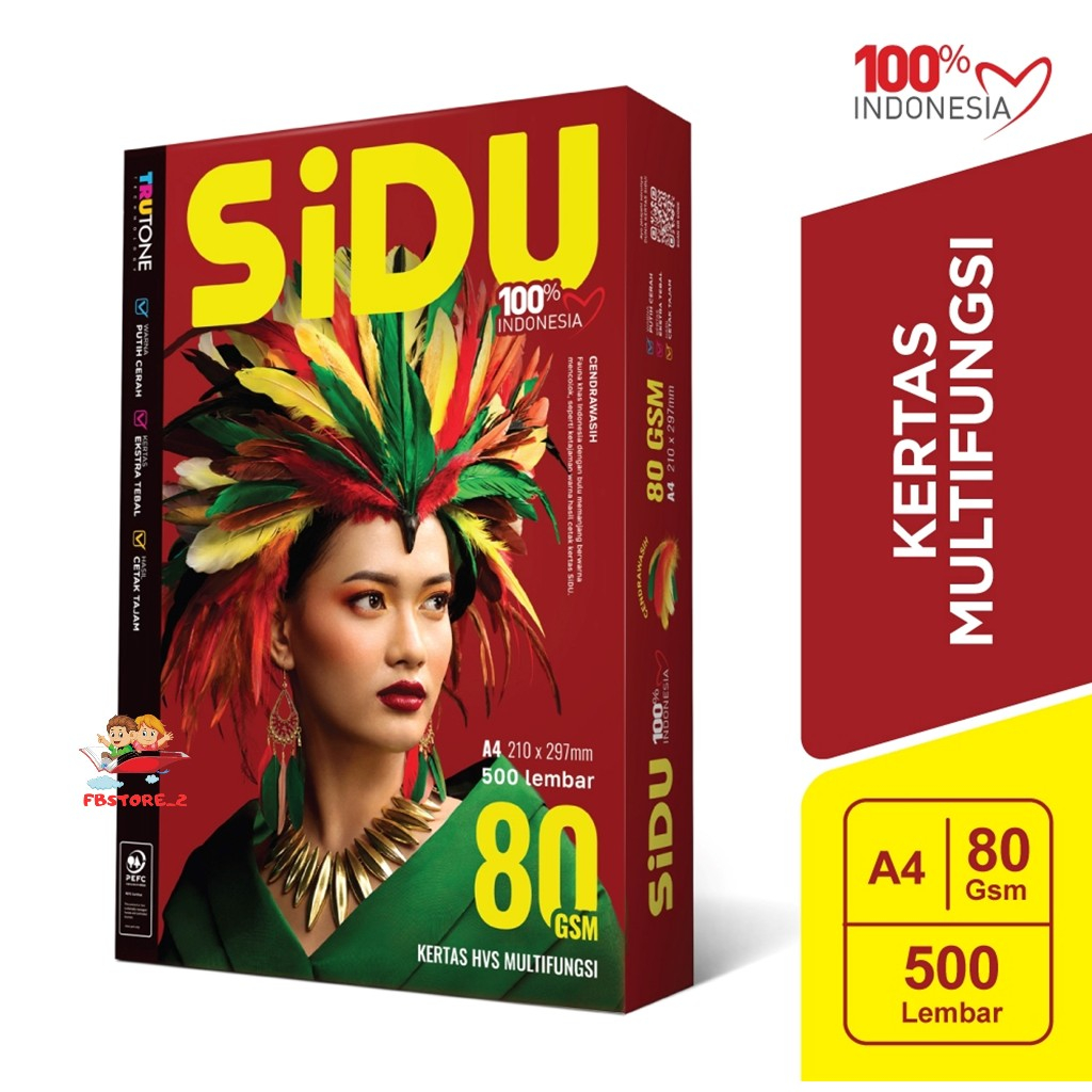 

[HVS] SiDU Kertas Fotocopy 80 GSM A4