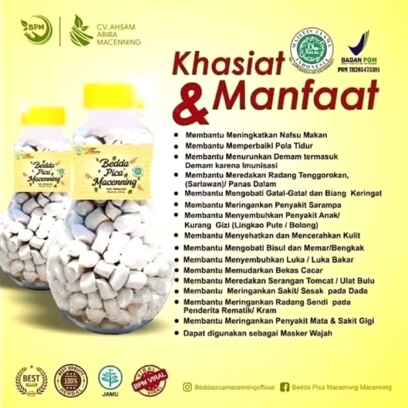 BEDAK DINGIN PICA MACENNING