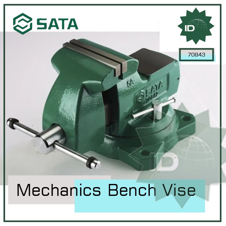 RAGUM 6 Inch Mechanics Bench Vice 70843 SATA TOOLS / RAGUM MEJA DUDUK