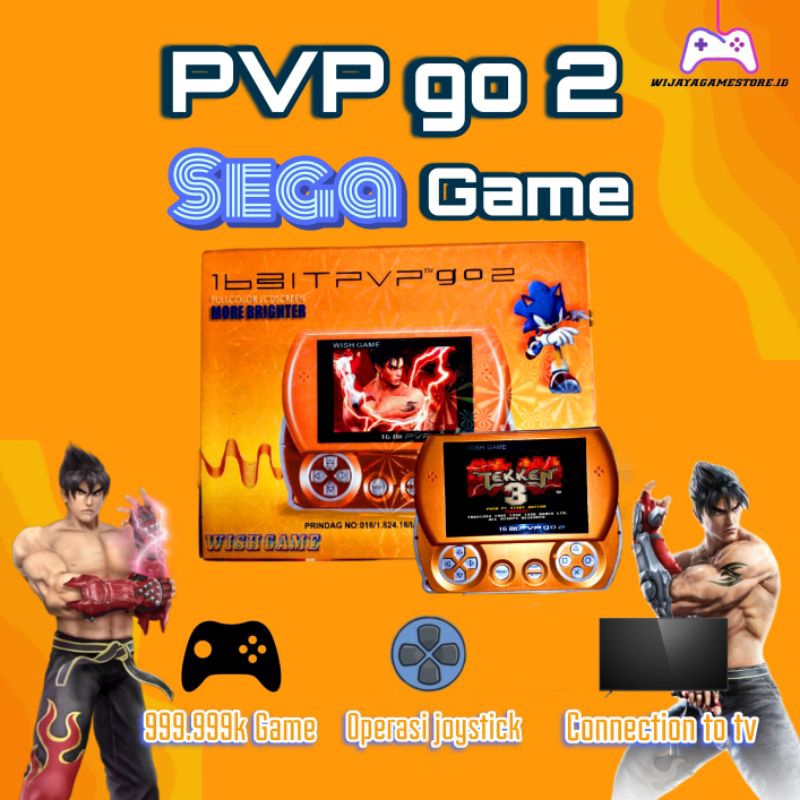 PvP go 2 Gameboy fullset murah mainan anak-anak konsol genggam