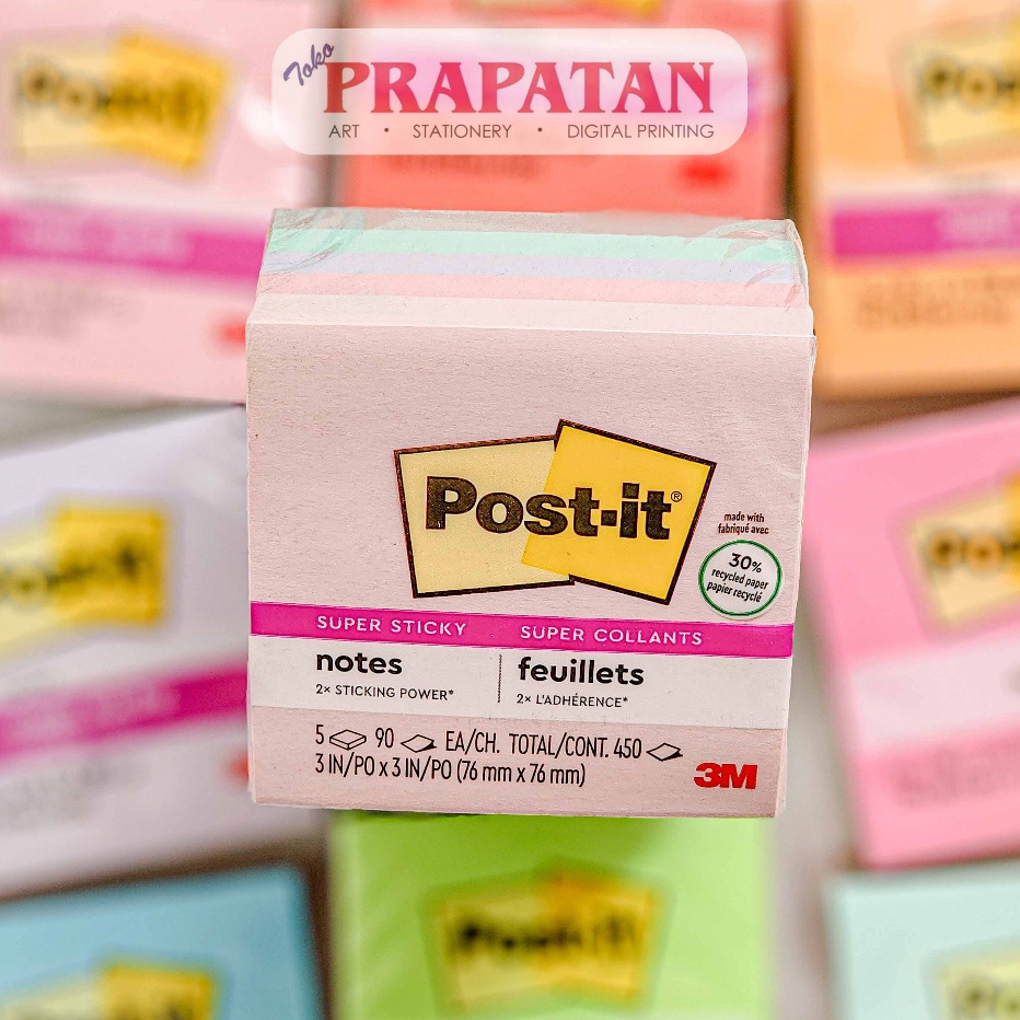 

PESTA HARGA SPESIAL Post it 3M CUBES Sticky Note 76x76mm Notes Memo Tempel