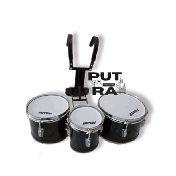 Trio Tom Drumband Marching Band full sett Membran import